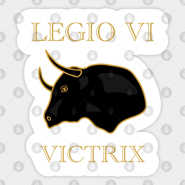 The Victorious Sixth Legion Sticker by Wayne Brant Images